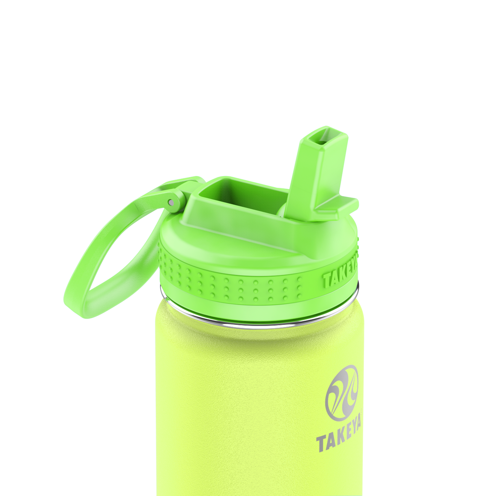 actives-kids-glow-in-the-dark-water-bottle-with-straw-lid-f8 51075-Actives-Kids-Straw-18-GID-LightningGreen-closeup.png