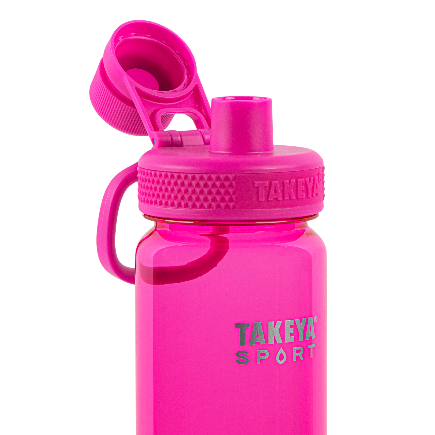 tritan-sport-water-bottle-with-spout-lid-x6 51671-TKS-Tritan-Spout-24-PinkSweep-openlid.png