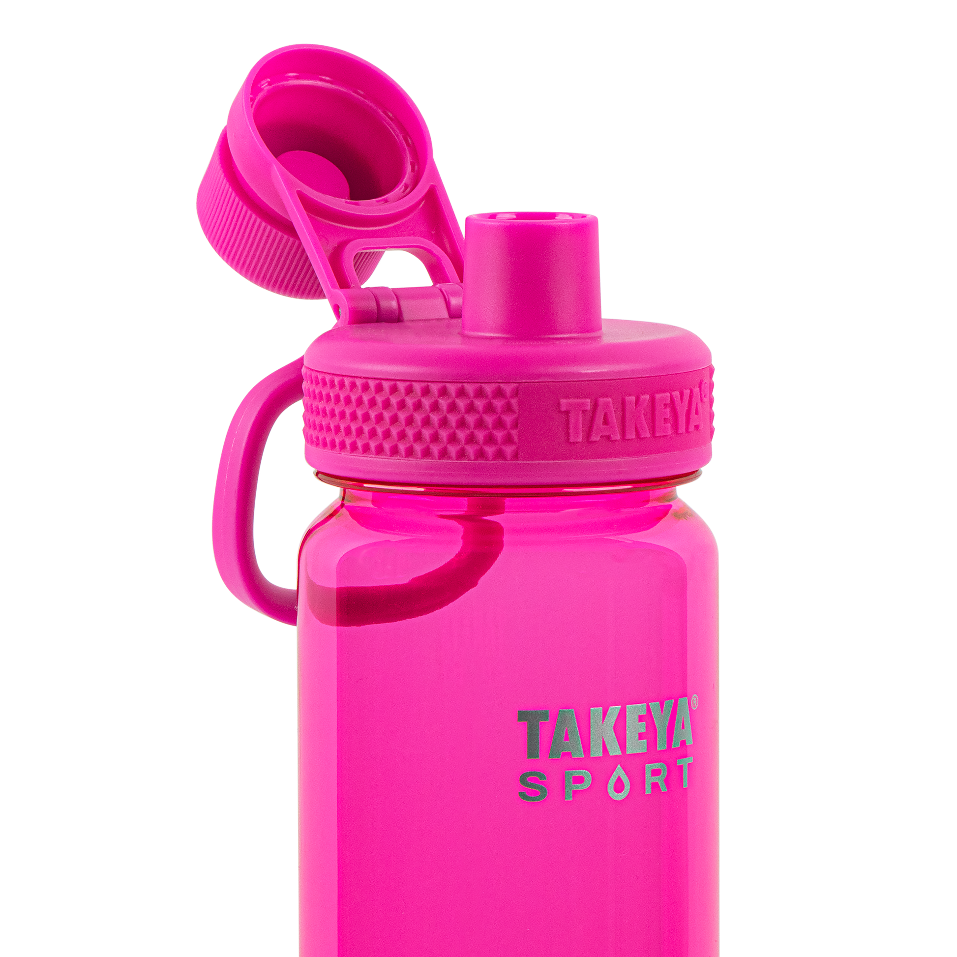 tritan-sport-water-bottle-with-spout-lid-x6 51671-TKS-Tritan-Spout-24-PinkSweep-openlid.png