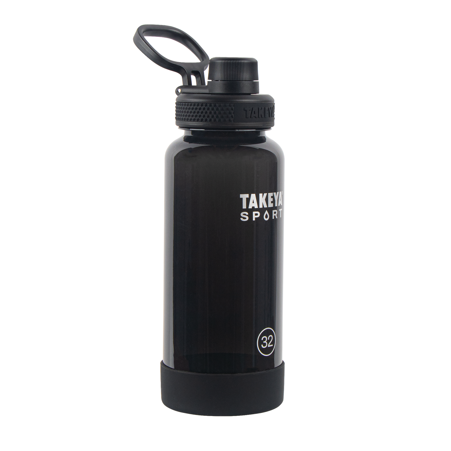 tritan-sport-water-bottle-with-spout-lid-x6 51829-TKS-Tritan-Spout-32-GrandSlamBlack-frontangle.png
